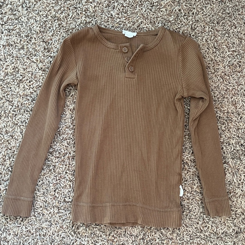 Jamie Kay long sleeve ribbed tee size 3